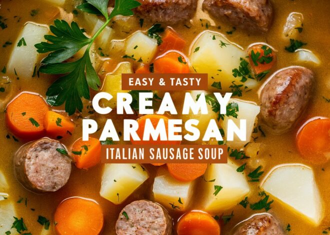Creamy Italian Sausage Soup with Parmesan – Ready in 35 Minutes2025