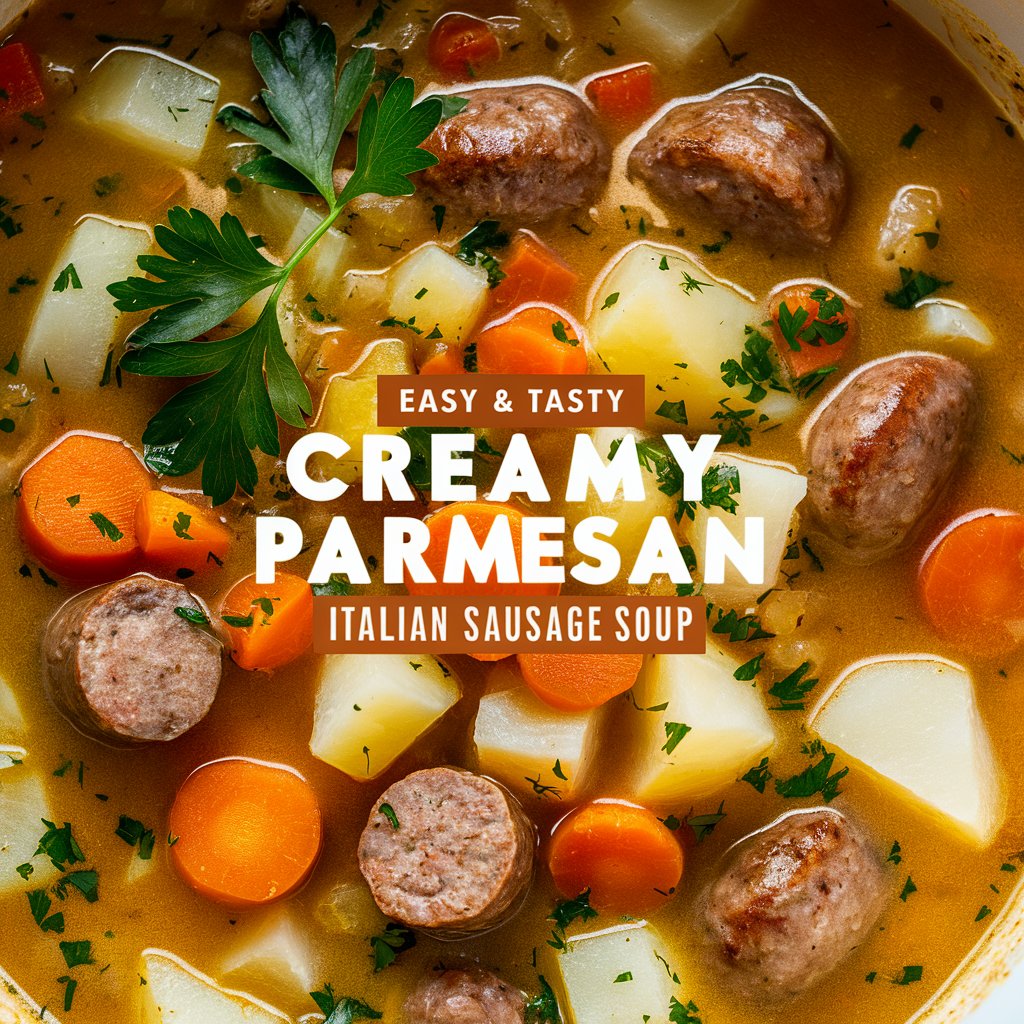 Creamy Italian Sausage Soup with Parmesan – Ready in 35 Minutes2025