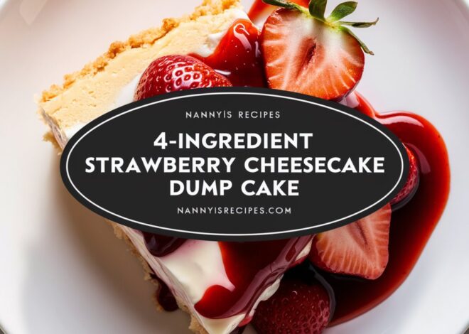 Quick & Creamy Strawberry Cheesecake Dump Cake Everyone Will Love 2025