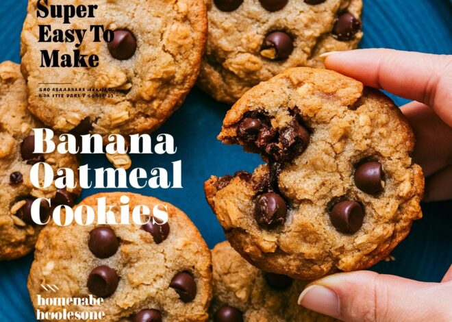 Wholesome Banana Oatmeal Raisin Cookies – Easy, Healthy, Delicious2025