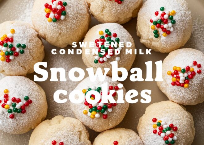 Soft & Sweet Condensed Milk Cookies That Look Like Snowflakes2025