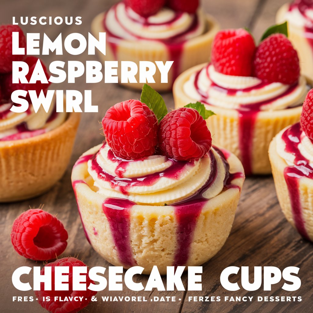 The Best Lemon Raspberry Cheesecake Cups – Step-by-Step Recipe2025