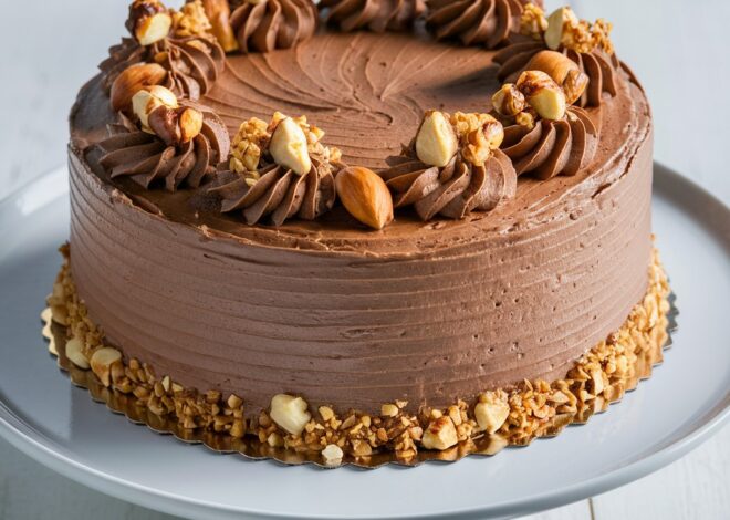 The Best Chocolate Caramel Cake with Toffee Crunch – Bakery-Style at Home2025