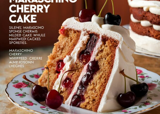The Best Ever Maraschino Cherry Cake Inspired by Vintage Baking2025