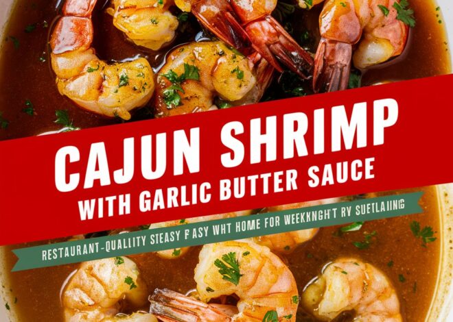 Spicy Cajun Shrimp in Garlic Butter – 20-Minute Dinner 2025