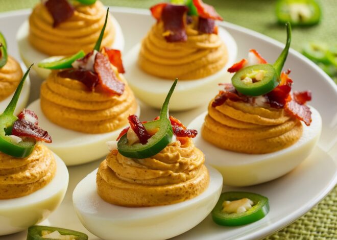 Creamy Jalapeño Popper Deviled Eggs with Bacon 2025