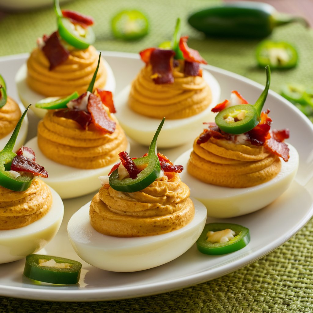 Creamy Jalapeño Popper Deviled Eggs with Bacon 2025