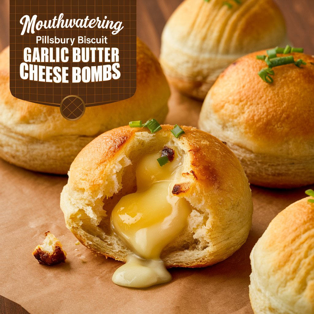 Cheesy Biscuit Bombs with Garlic Herb Butter – Ready in 20 Minutes2025
