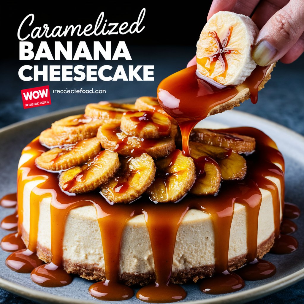 Banana Caramel Nut Cheesecake – An Elegant Twist on a Classic Dessert Favorite 2025