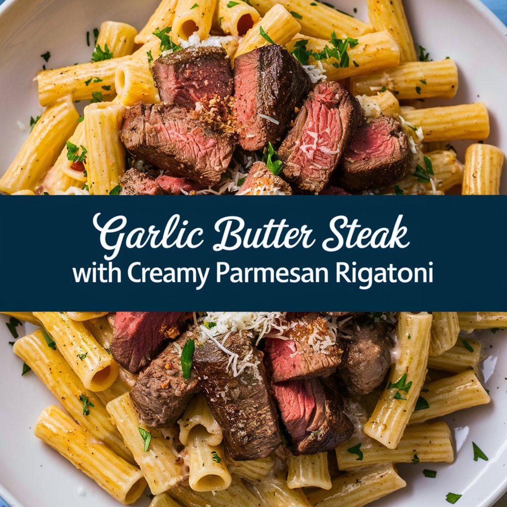 Creamy Garlic Butter Rigatoni with Steak and Parmesan – Ready in 30 Minutes 2025