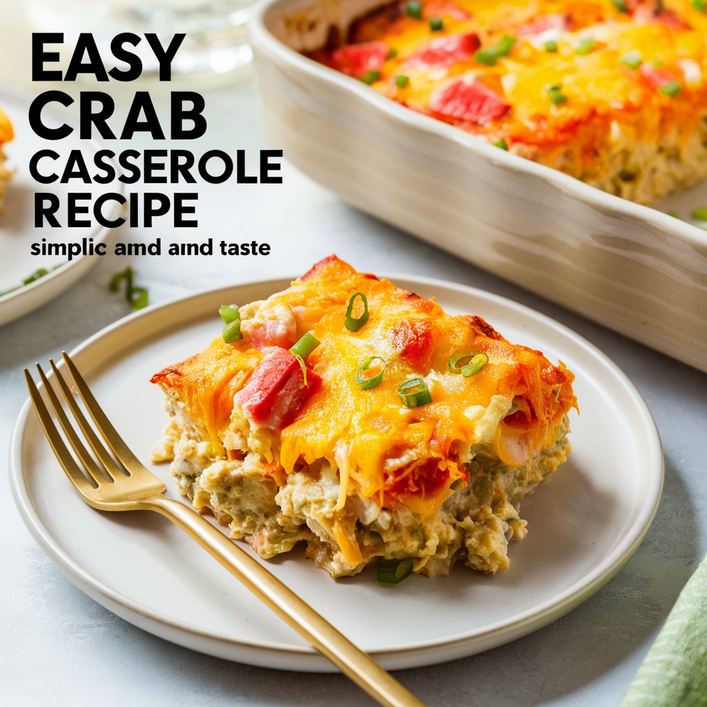 The Creamiest Crab Casserole You’ll Ever Try – Quick & Delicious2025