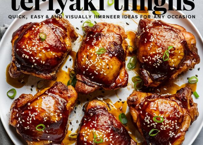 Easy Oven-Baked Teriyaki Chicken Thighs with Sweet Soy Garlic Glaze2025