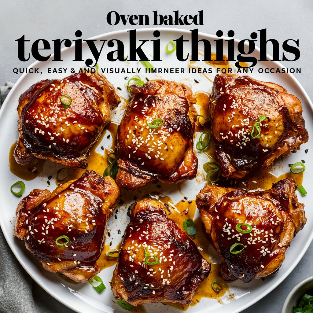 Easy Oven-Baked Teriyaki Chicken Thighs with Sweet Soy Garlic Glaze2025