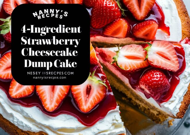 Easy Strawberry Cheesecake Dump Cake That Practically Bakes Itself2025