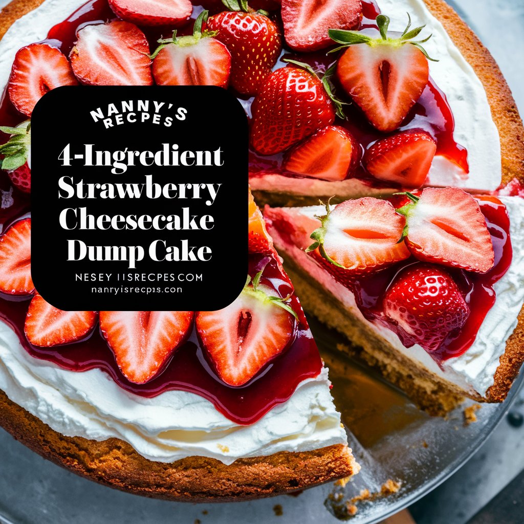Easy Strawberry Cheesecake Dump Cake That Practically Bakes Itself2025