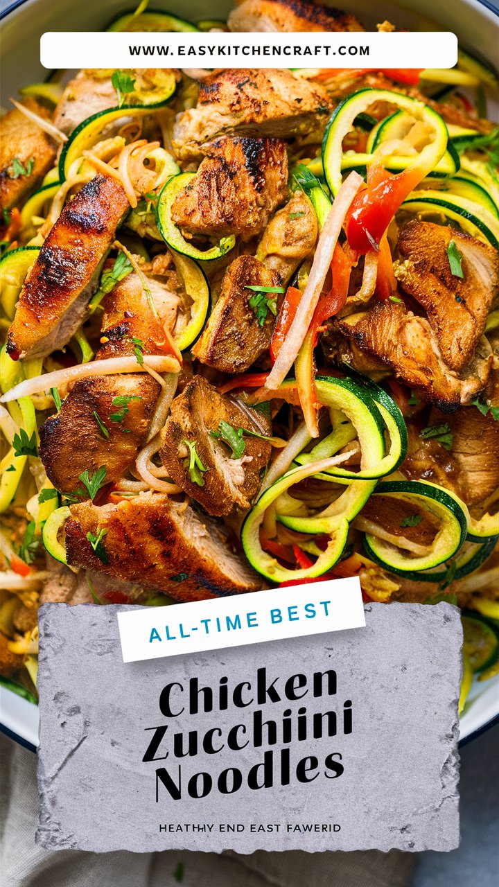 Chicken Zucchini Pasta Recipe – A Delicious One-Skillet Meal Ready in 30 Minutes