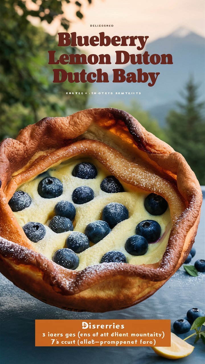 Elevate Your Breakfast with This Blueberry Lemon Dutch Baby Recipe 2025