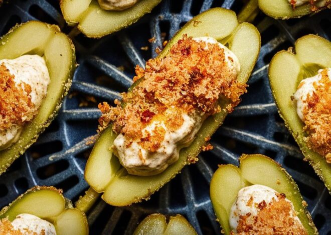 Air Fryer Cheesy Stuffed Pickles: Bold Flavor in Every Bite 2025