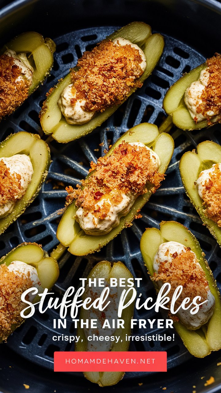 Air Fryer Cheesy Stuffed Pickles: Bold Flavor in Every Bite 2025