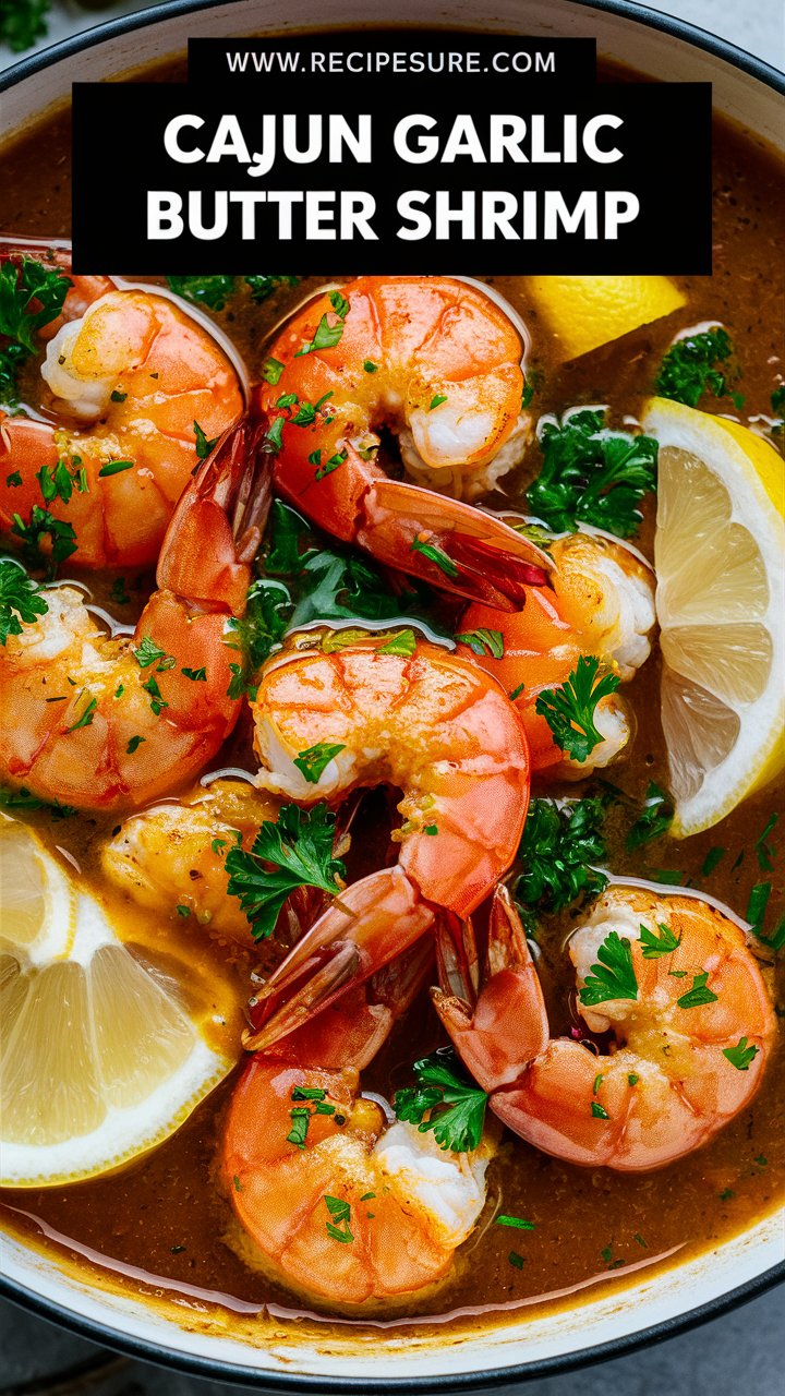 Cajun Shrimp with Garlic Butter Sauce – A Bold and Buttery Seafood Feast 2025