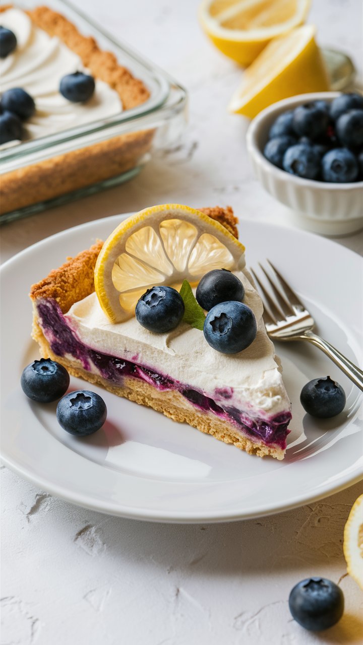 No-Bake Blueberry Delight: Refreshing Dessert Perfect for Any Occasion 2025