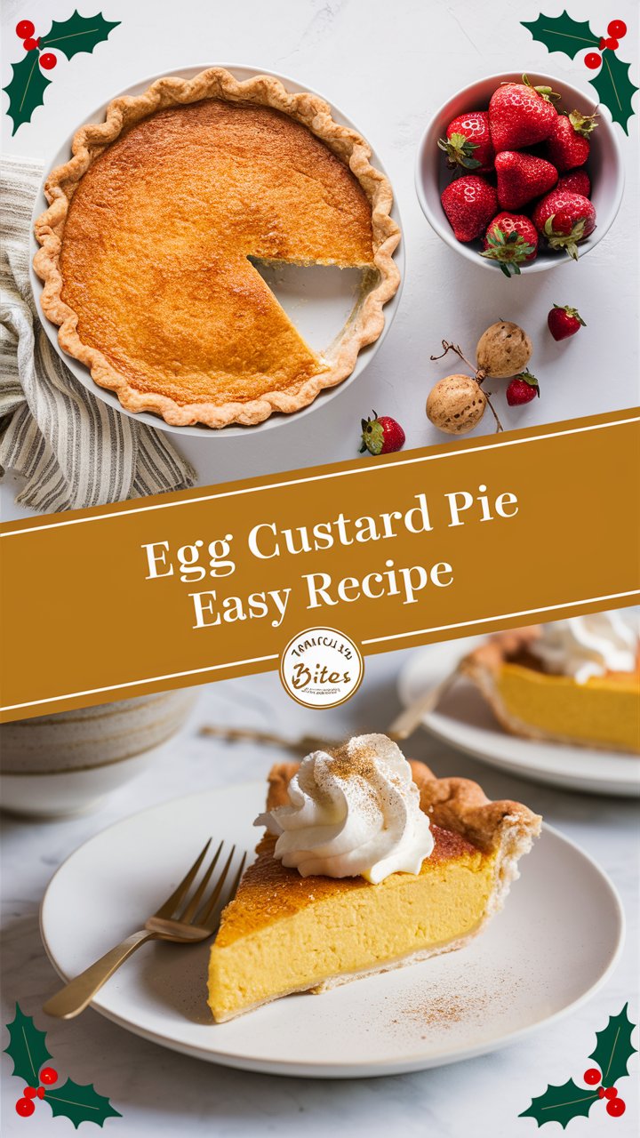 How to Make the Perfect Creamy Egg Custard Pie at Home 2025