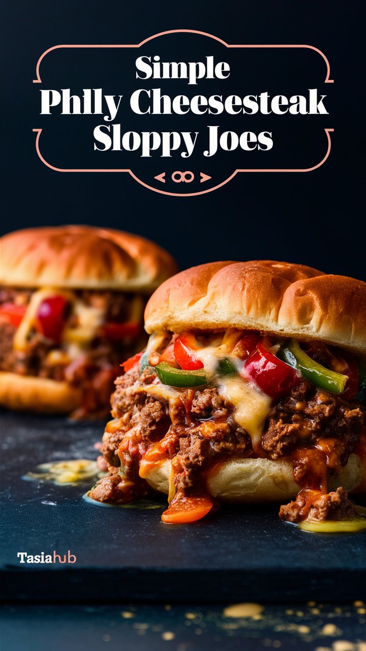 Philly Cheesesteak Sloppy Joes: The Ultimate Homemade Sandwich Recipe 2025