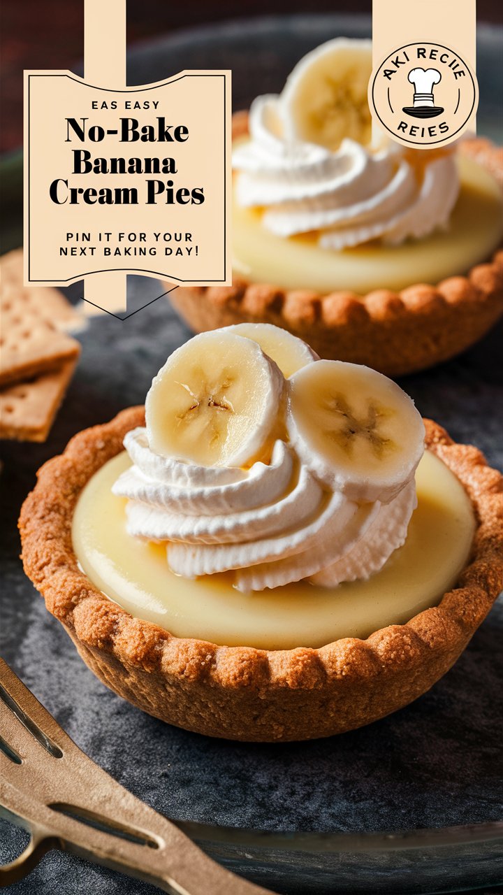 How to Make No-Bake Mini Banana Cream Pies — Quick & Creamy Treats 2025