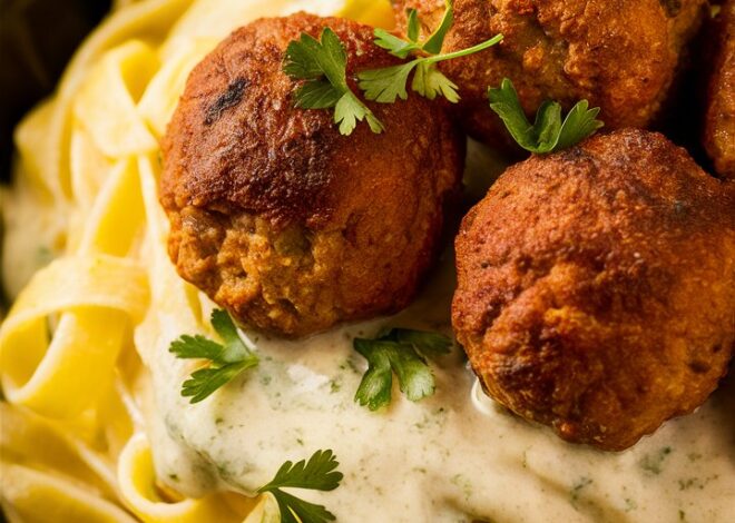 How to Make Garlic Butter Chicken Balls and Creamy Parmesan Pasta at Home 2025