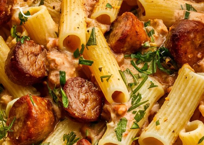The Best Garlic Sausage Alfredo Rigatoni Recipe for a Cozy Dinner 2025