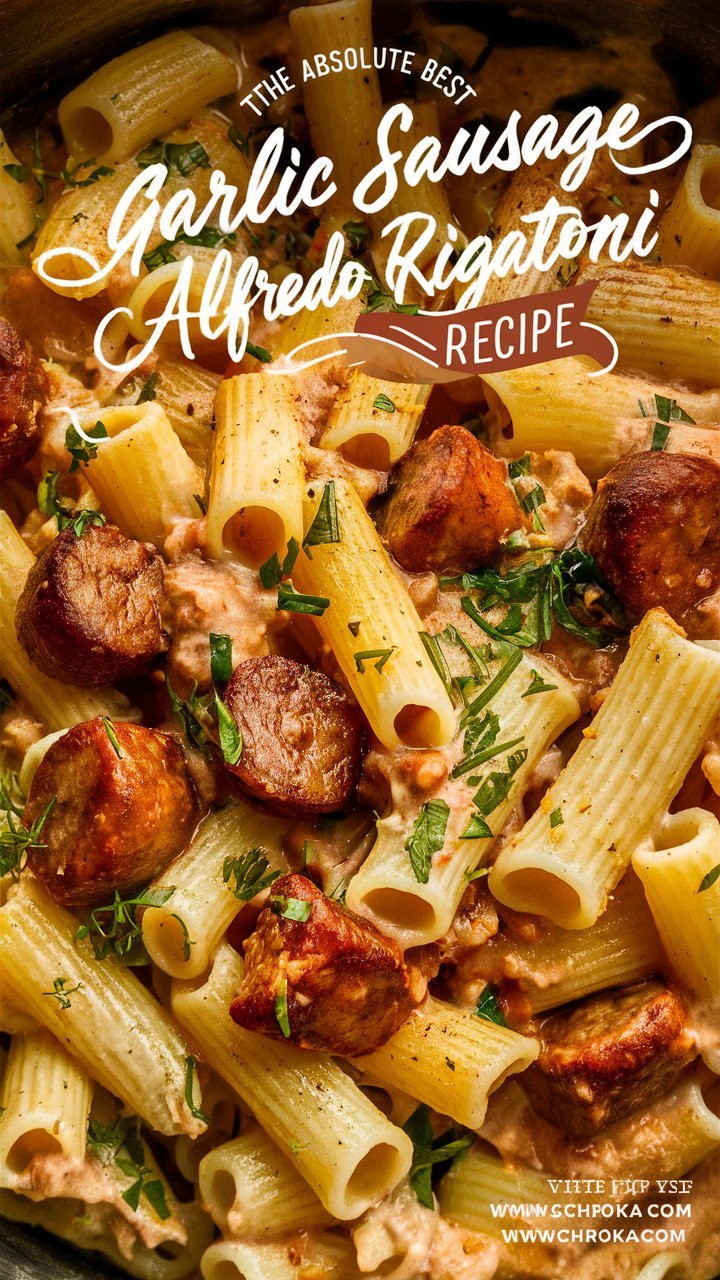 The Best Garlic Sausage Alfredo Rigatoni Recipe for a Cozy Dinner 2025