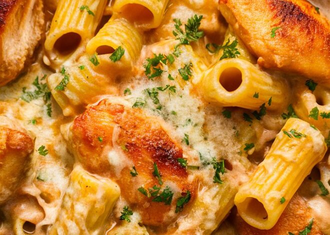 How to Make Creamy Garlic Butter Chicken Rigatoni with Parmesan 2025