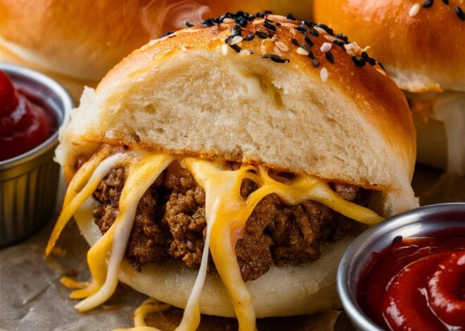 Irresistible Garlic Parmesan Cheeseburger Bombs Recipe – Stuffed with Flavor 2025