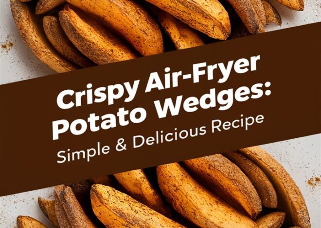 How to Make Crispy Air Fried Potato Wedges at Home 2025