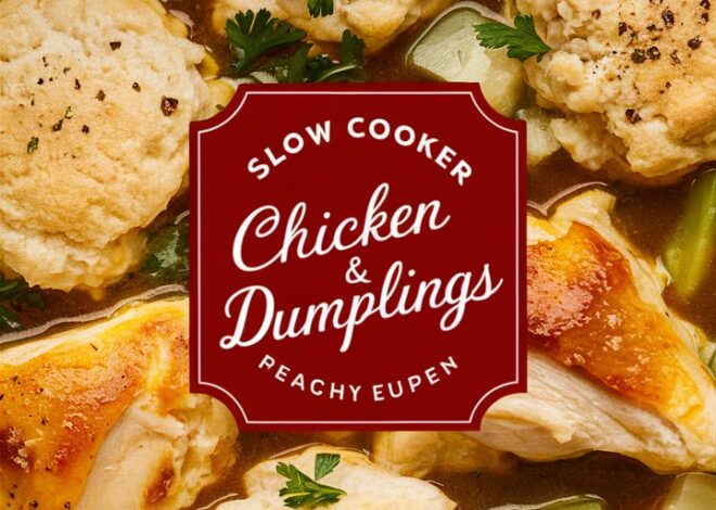Slow Cooker Chicken and Dumplings: Warm Up With This Classic Dish 2025