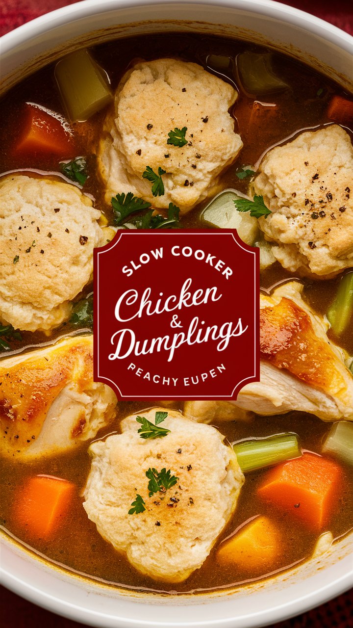 Slow Cooker Chicken and Dumplings: Warm Up With This Classic Dish 2025