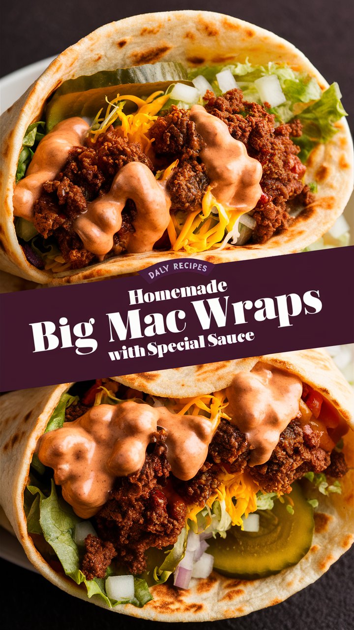 How to Make Big Mac Wraps at Home with Authentic Secret Sauce 2025