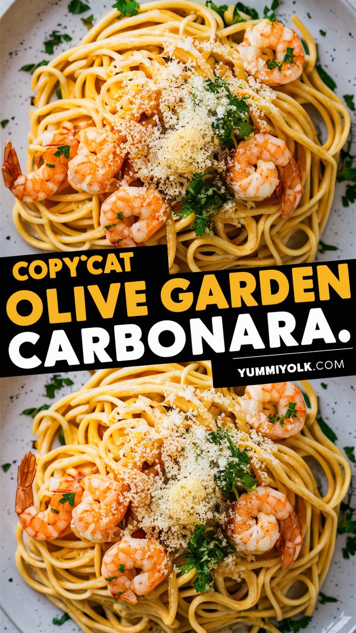 Step-by-Step Guide to Olive Garden’s Famous Chicken and Shrimp Carbonara 2025