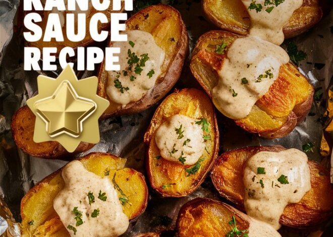 Easy Ranch Parmesan Baked Potatoes in Foil for Oven or Grill 2025