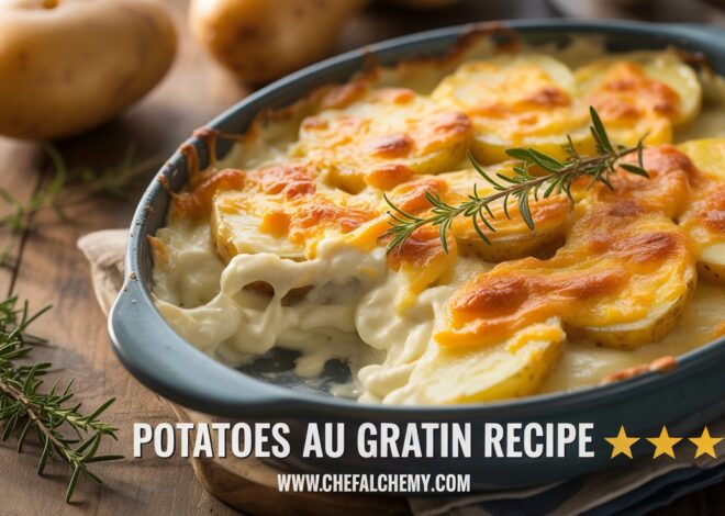Dad’s Creamy Cheesy Au Gratin Potatoes 2025