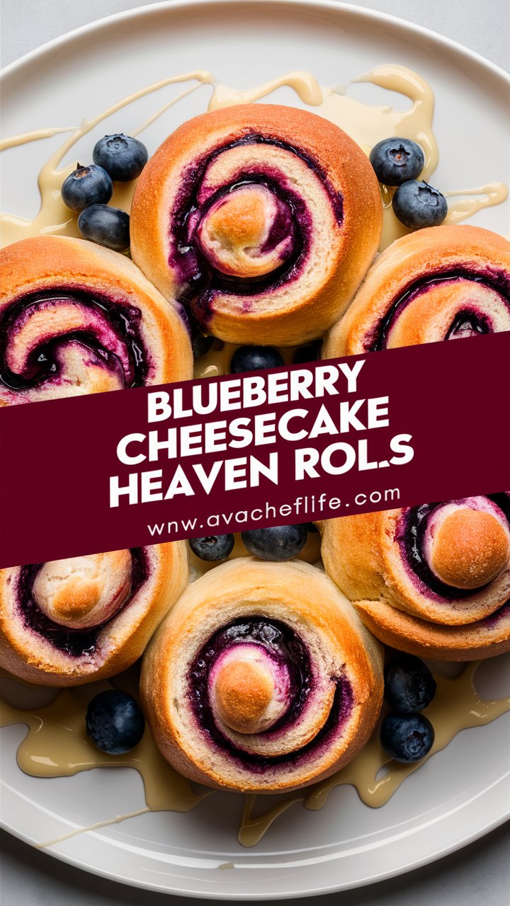 Melt-in-Your-Mouth Blueberry Cheesecake Rolls for Breakfast or Dessert 2025