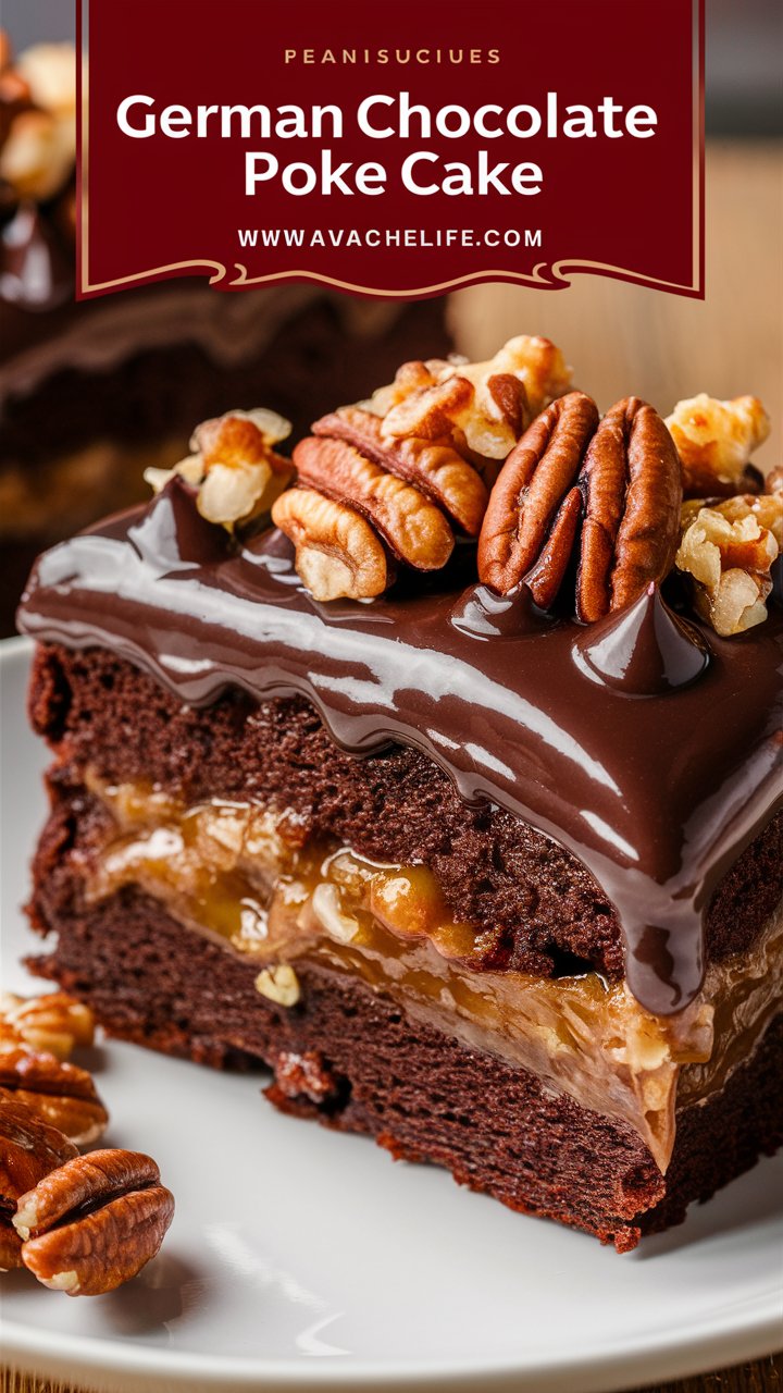 How to Make the Best German Chocolate Poke Cake from Scratch 2025