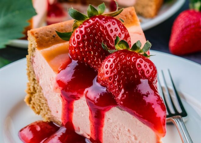 2. The Best Strawberry Crunch Pink Cheesecake Recipe You’ll Ever Make 2025