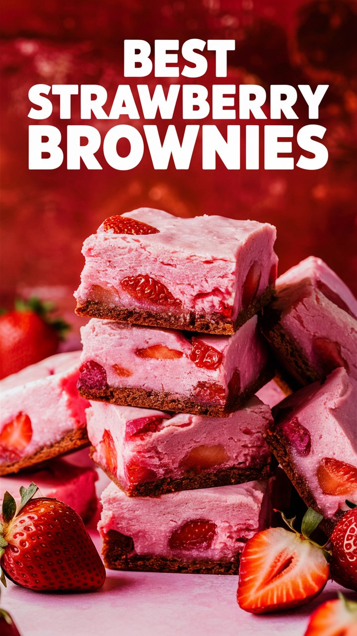 Strawberry Brownies: Easy & Chewy 2025