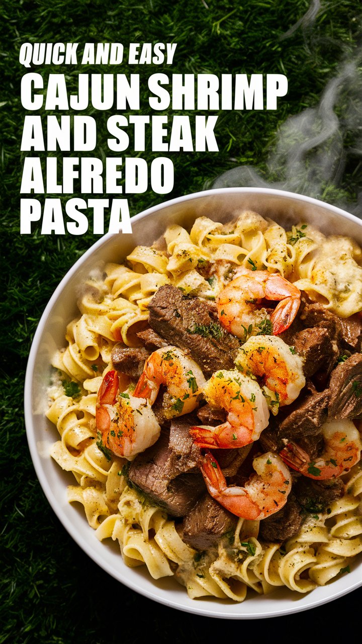The Best Spicy Cajun Steak & Mozzarella Alfredo Pasta You’ll Ever Taste 2025