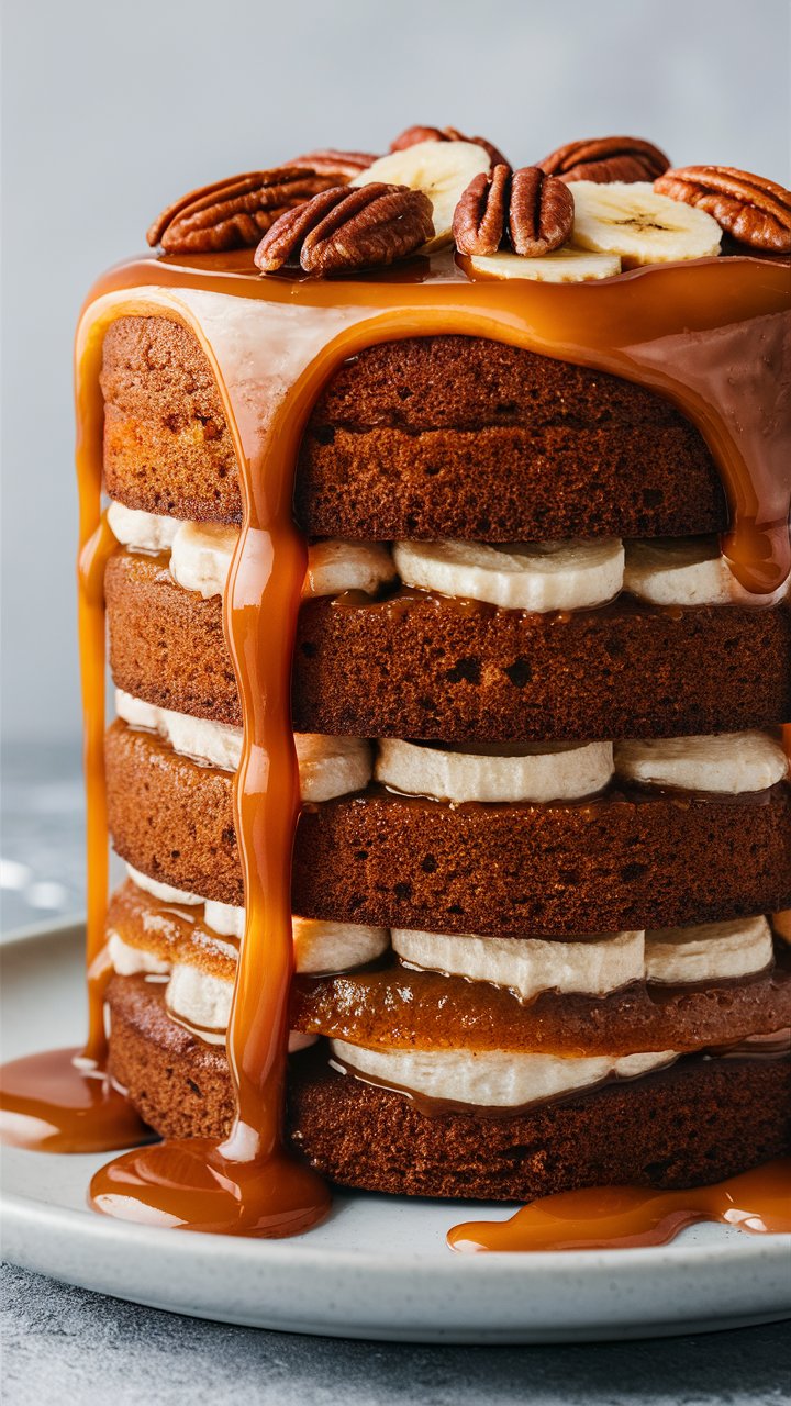 The Best Banana Cake with Caramel and Pecans You’ll Ever Bake 2025