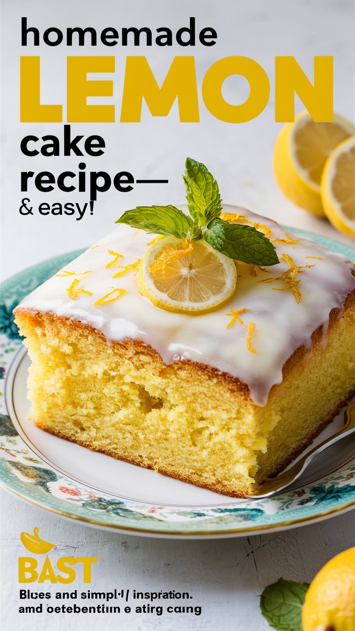 Lemon Pound Cake: A Zesty Classic with a Sweet Twist 2025