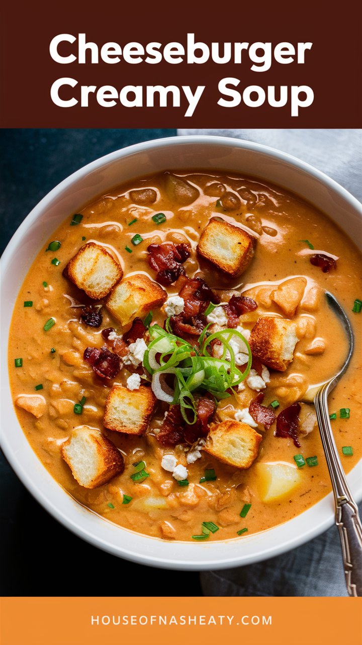 Creamy Cheeseburger Soup Recipe: A Hearty and Comforting Classic 2025