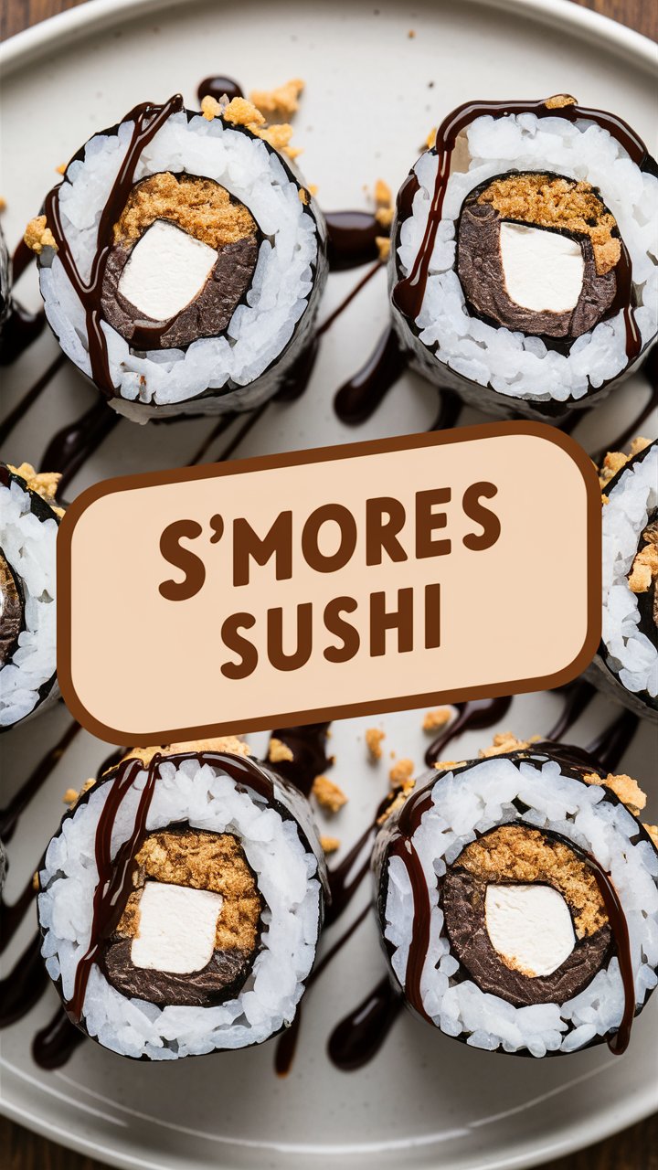 S’mores Sushi Recipe: A Fun and Easy No-Bake Dessert Roll 2025