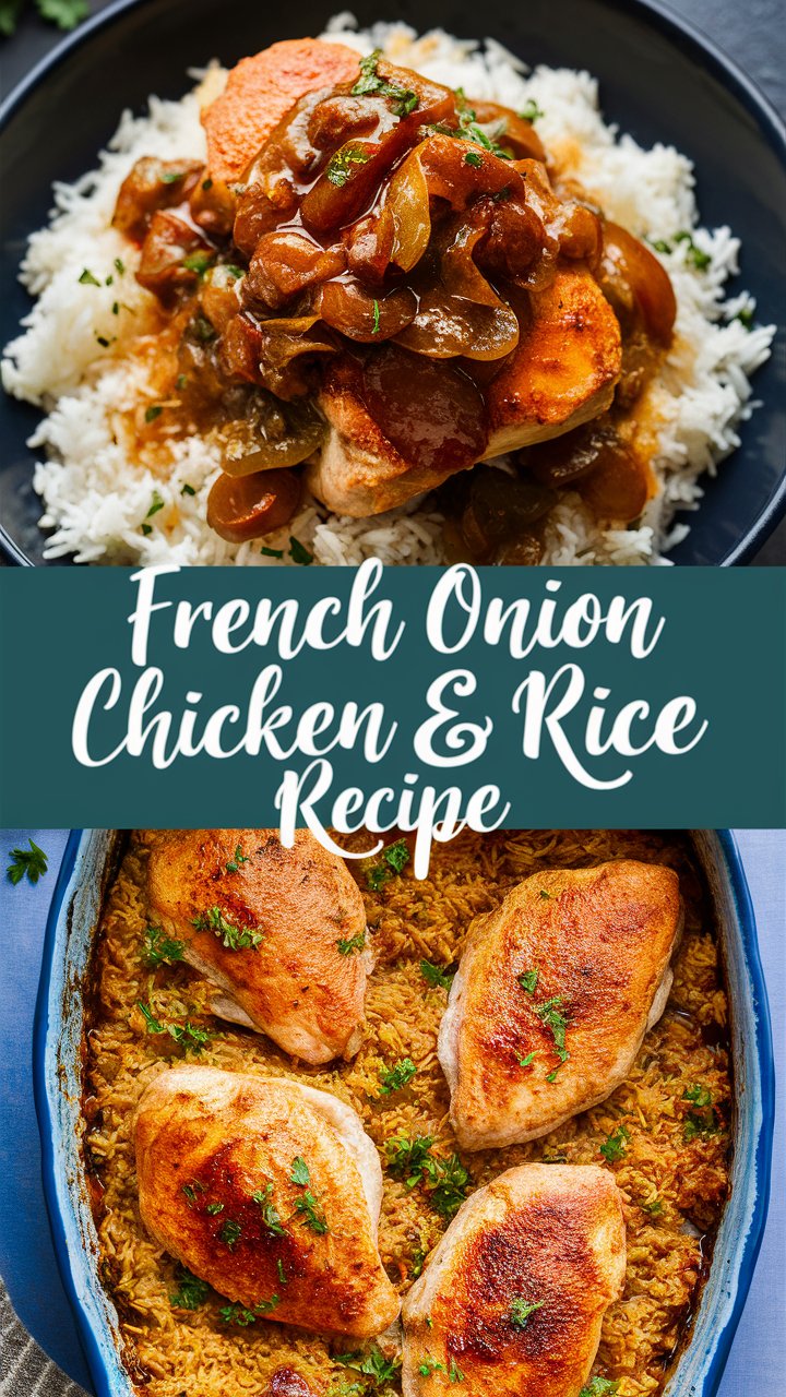 One-Pot French Onion Chicken Rice Recipe 2025
